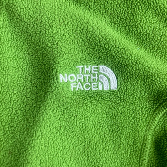 The North Face fleece Quarter Zip Green Medium - Picture 2 of 10